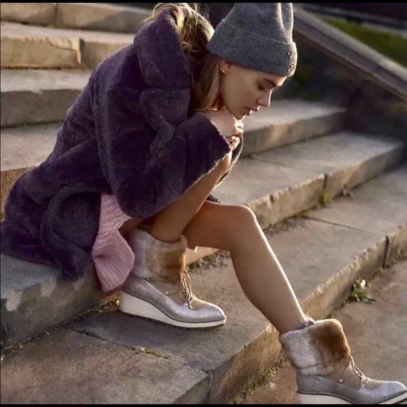 Anthropologie Maeve faux fur coat - Picture 4 of 17